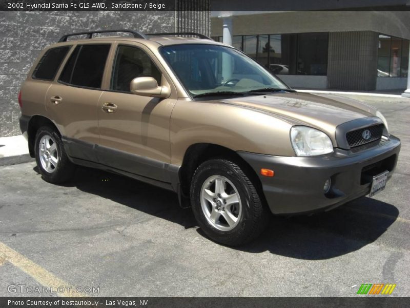 Sandstone / Beige 2002 Hyundai Santa Fe GLS AWD
