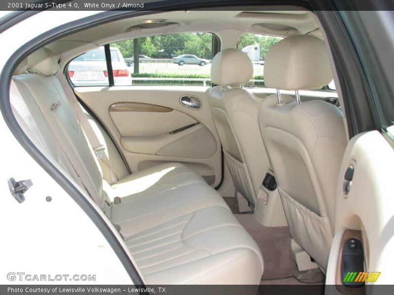 White Onyx / Almond 2001 Jaguar S-Type 4.0