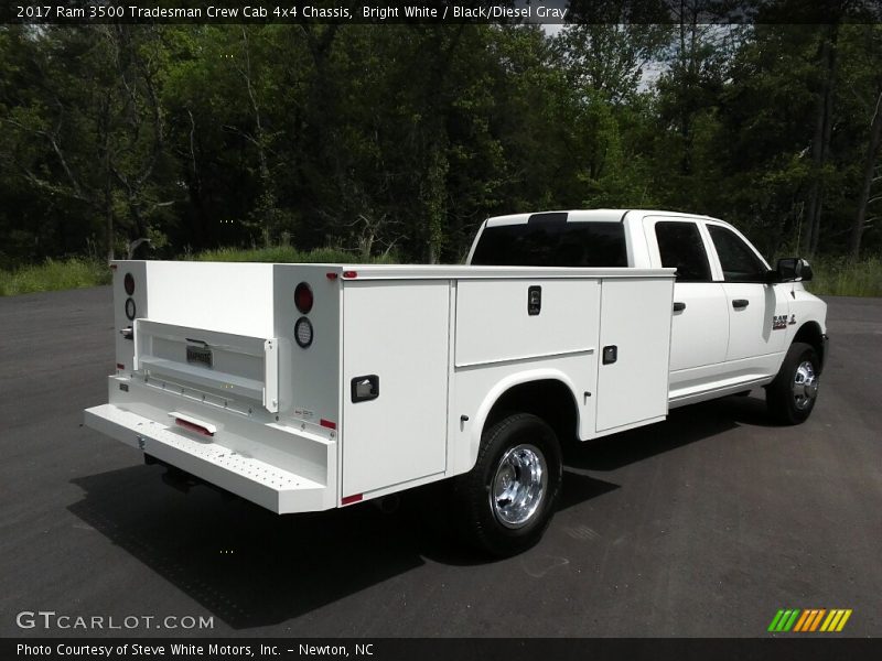 Bright White / Black/Diesel Gray 2017 Ram 3500 Tradesman Crew Cab 4x4 Chassis