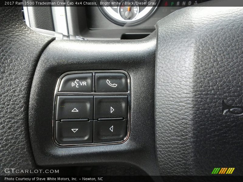 Bright White / Black/Diesel Gray 2017 Ram 3500 Tradesman Crew Cab 4x4 Chassis
