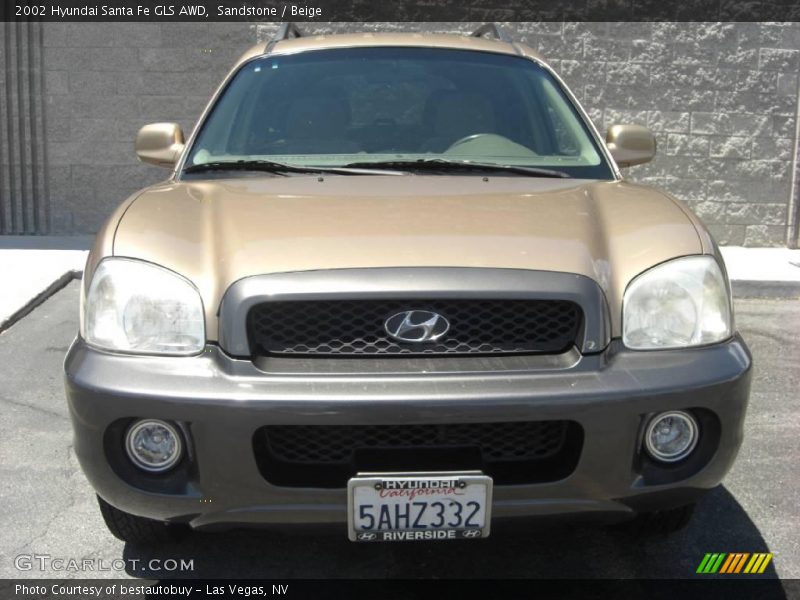 Sandstone / Beige 2002 Hyundai Santa Fe GLS AWD