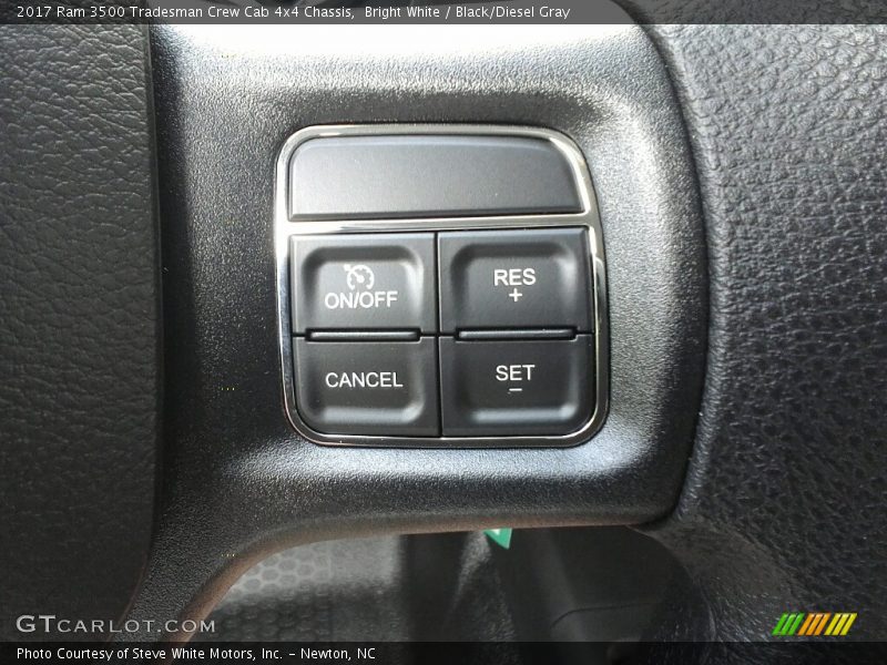 Bright White / Black/Diesel Gray 2017 Ram 3500 Tradesman Crew Cab 4x4 Chassis