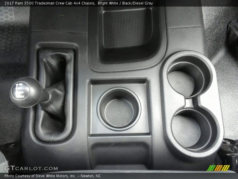 Bright White / Black/Diesel Gray 2017 Ram 3500 Tradesman Crew Cab 4x4 Chassis