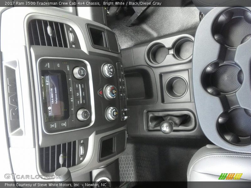 Bright White / Black/Diesel Gray 2017 Ram 3500 Tradesman Crew Cab 4x4 Chassis