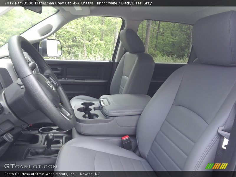 Bright White / Black/Diesel Gray 2017 Ram 3500 Tradesman Crew Cab 4x4 Chassis