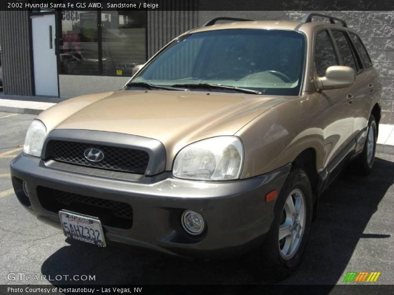 Sandstone / Beige 2002 Hyundai Santa Fe GLS AWD