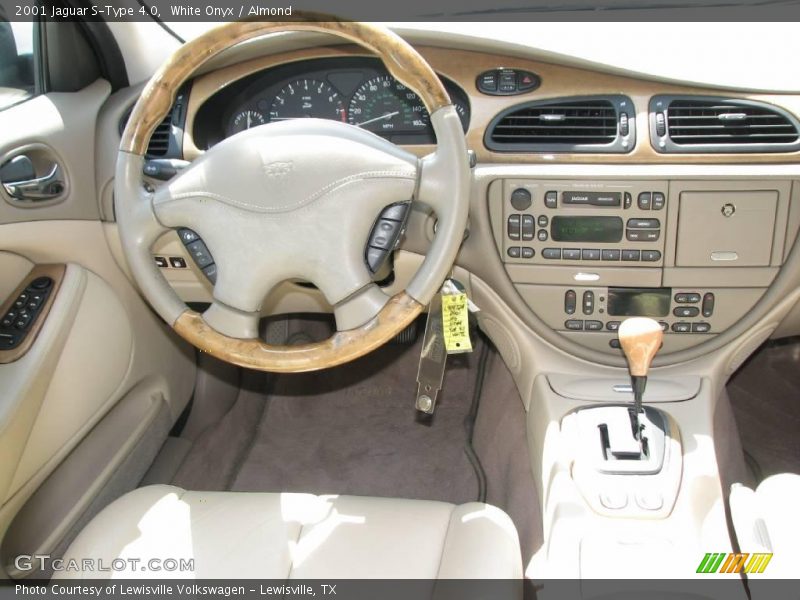 White Onyx / Almond 2001 Jaguar S-Type 4.0