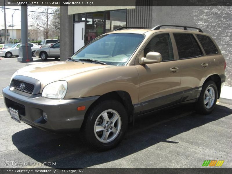 Sandstone / Beige 2002 Hyundai Santa Fe GLS AWD