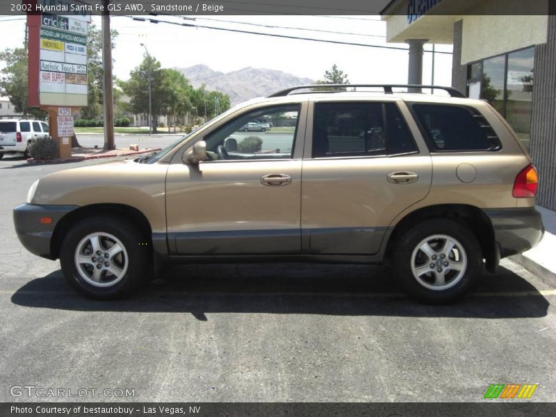 Sandstone / Beige 2002 Hyundai Santa Fe GLS AWD