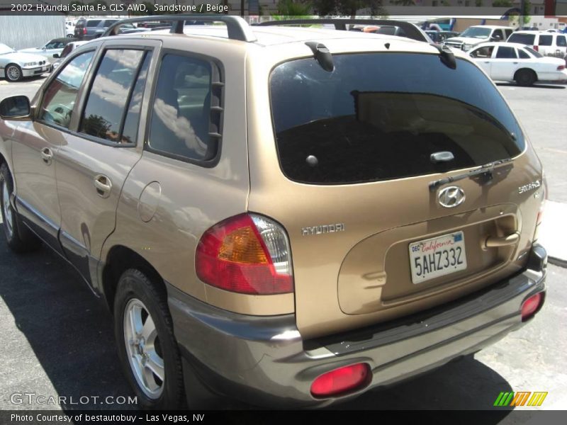 Sandstone / Beige 2002 Hyundai Santa Fe GLS AWD