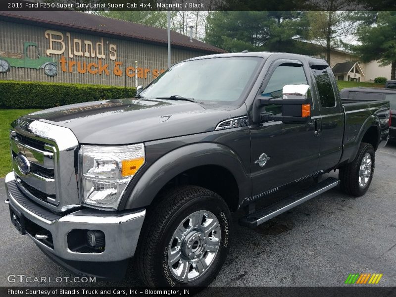 Magnetic / Black 2015 Ford F250 Super Duty Lariat Super Cab 4x4
