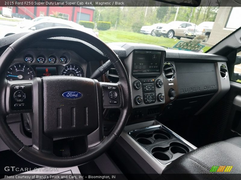 Magnetic / Black 2015 Ford F250 Super Duty Lariat Super Cab 4x4