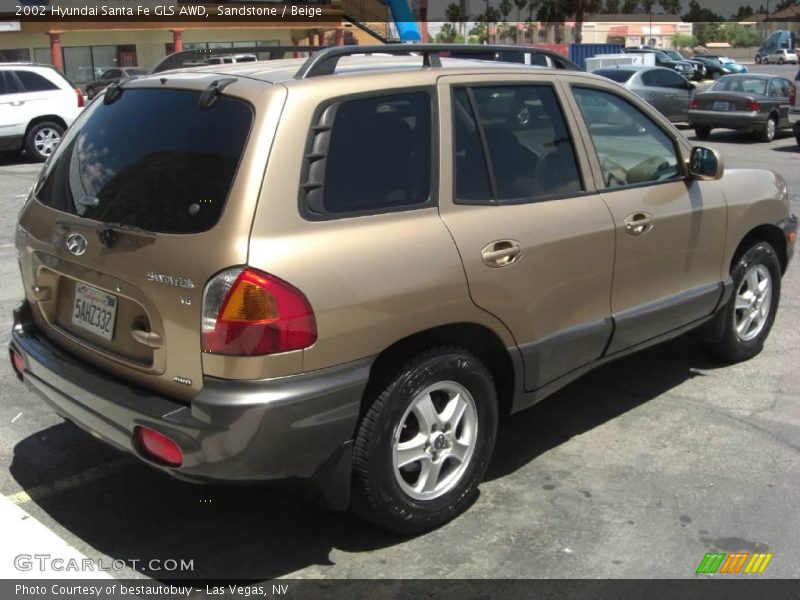 Sandstone / Beige 2002 Hyundai Santa Fe GLS AWD