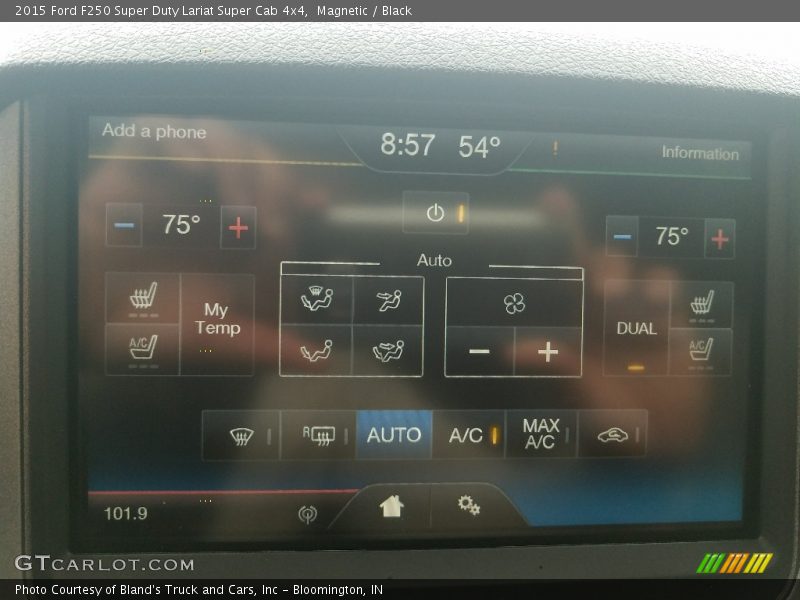 Magnetic / Black 2015 Ford F250 Super Duty Lariat Super Cab 4x4