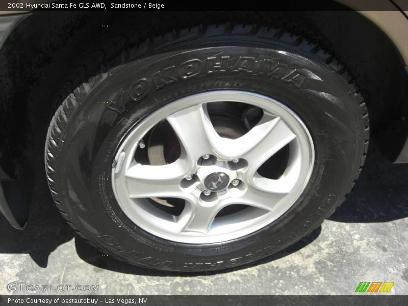 Sandstone / Beige 2002 Hyundai Santa Fe GLS AWD