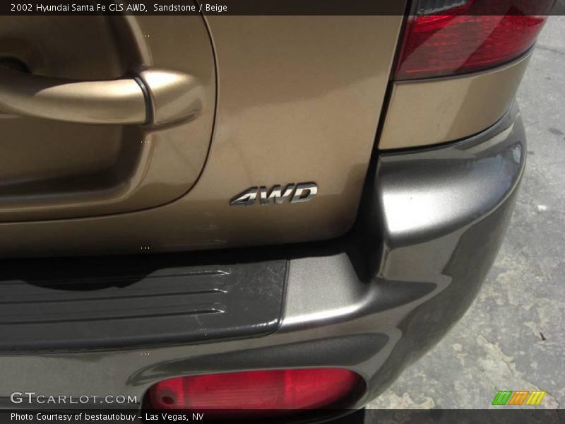 Sandstone / Beige 2002 Hyundai Santa Fe GLS AWD