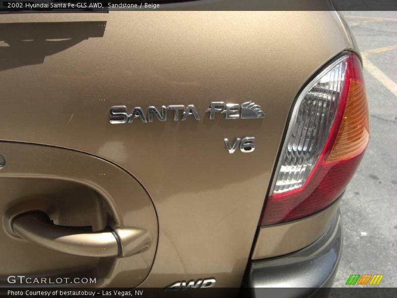 Sandstone / Beige 2002 Hyundai Santa Fe GLS AWD