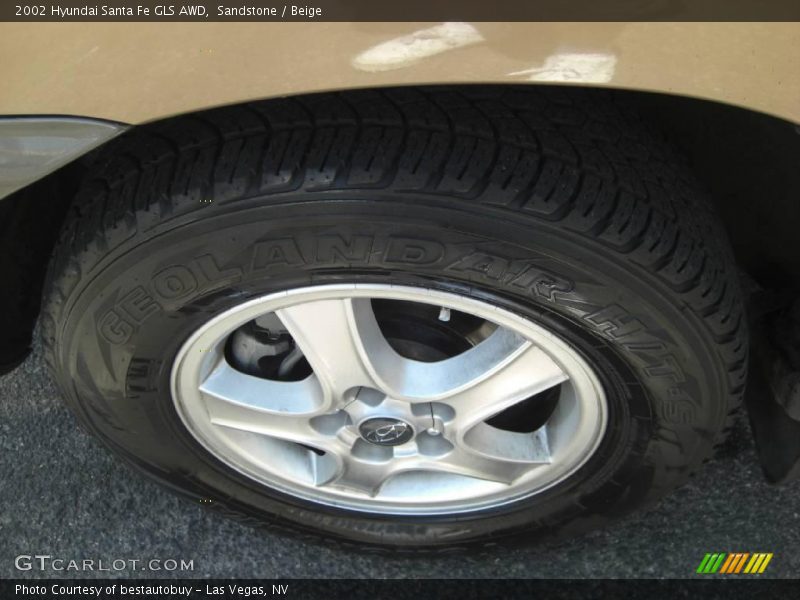 Sandstone / Beige 2002 Hyundai Santa Fe GLS AWD