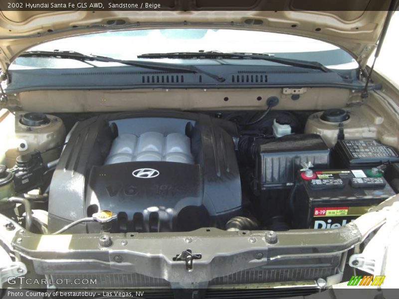 Sandstone / Beige 2002 Hyundai Santa Fe GLS AWD