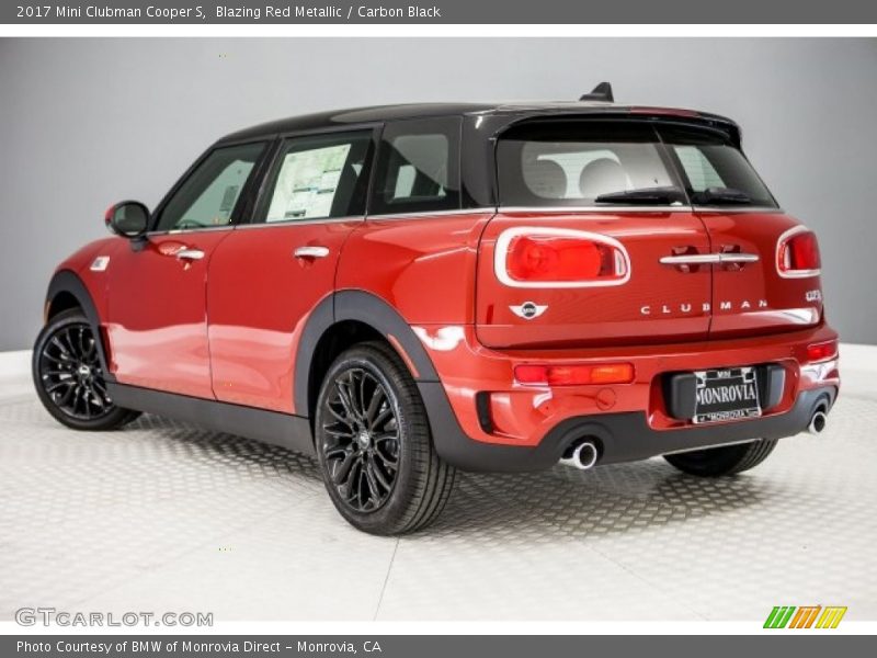 Blazing Red Metallic / Carbon Black 2017 Mini Clubman Cooper S