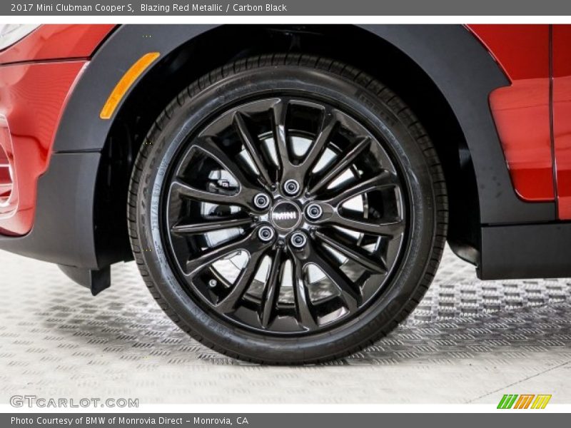 Blazing Red Metallic / Carbon Black 2017 Mini Clubman Cooper S