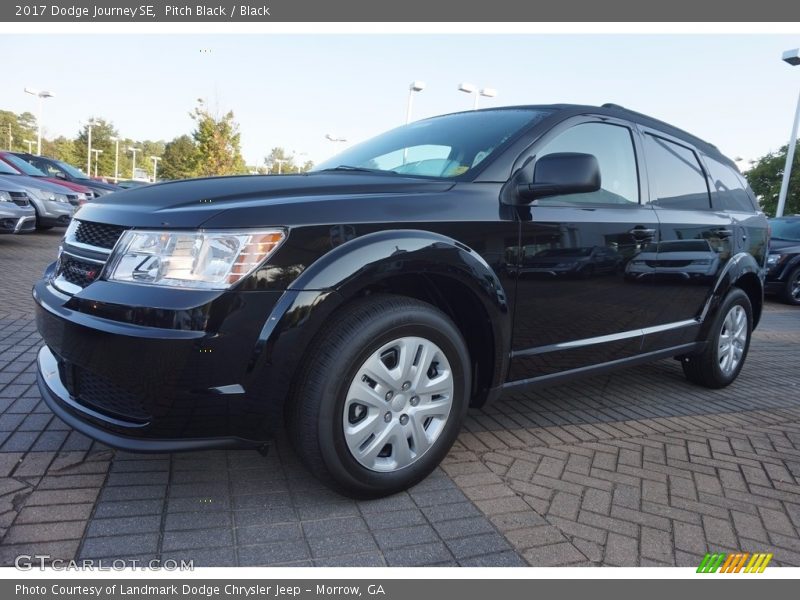 Pitch Black / Black 2017 Dodge Journey SE