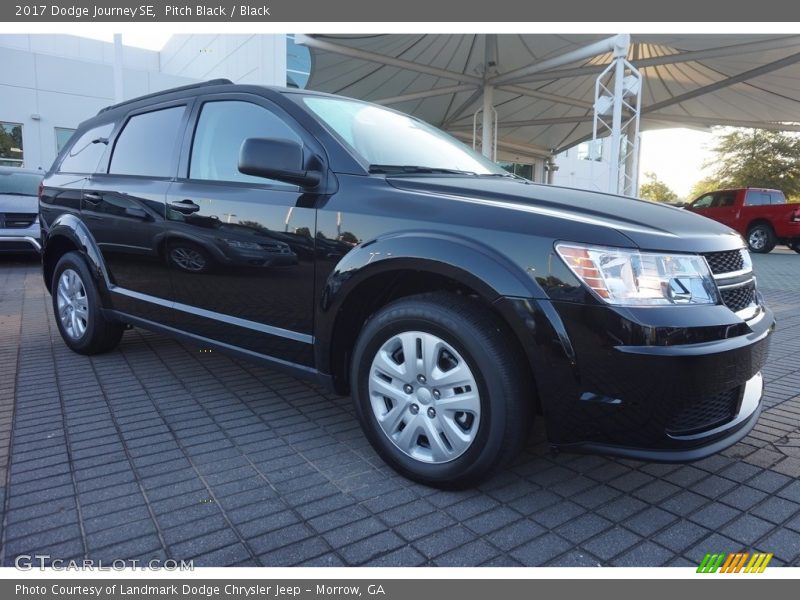 Pitch Black / Black 2017 Dodge Journey SE