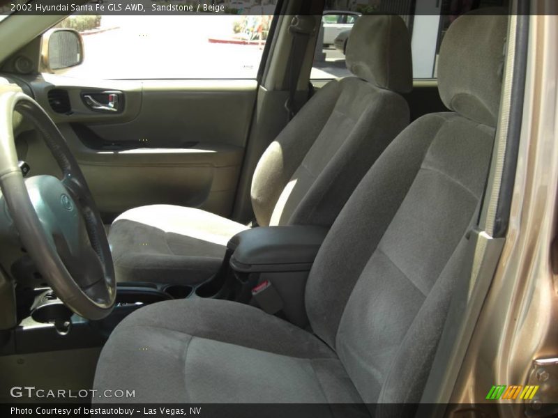 Sandstone / Beige 2002 Hyundai Santa Fe GLS AWD