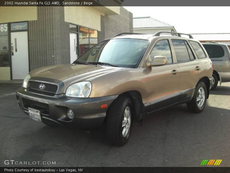 Sandstone / Beige 2002 Hyundai Santa Fe GLS AWD