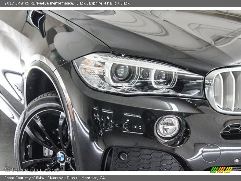 Black Sapphire Metallic / Black 2017 BMW X5 xDrive40e iPerformance