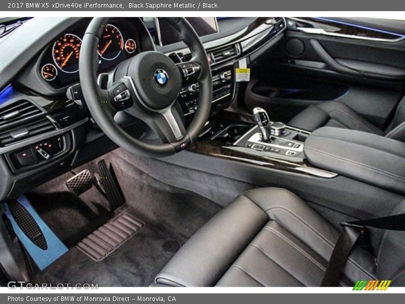 Black Sapphire Metallic / Black 2017 BMW X5 xDrive40e iPerformance