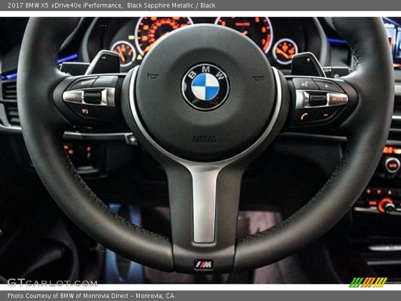 Black Sapphire Metallic / Black 2017 BMW X5 xDrive40e iPerformance