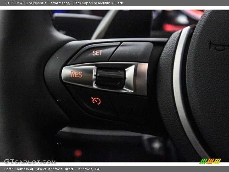Black Sapphire Metallic / Black 2017 BMW X5 xDrive40e iPerformance