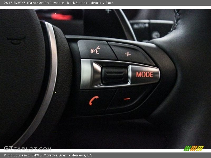 Black Sapphire Metallic / Black 2017 BMW X5 xDrive40e iPerformance