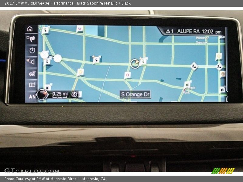 Black Sapphire Metallic / Black 2017 BMW X5 xDrive40e iPerformance