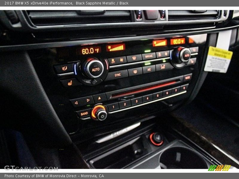 Black Sapphire Metallic / Black 2017 BMW X5 xDrive40e iPerformance