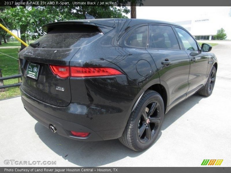 Ultimate Black / Jet w/Red 2017 Jaguar F-PACE 35t AWD R-Sport