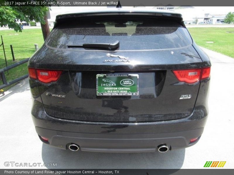 Ultimate Black / Jet w/Red 2017 Jaguar F-PACE 35t AWD R-Sport