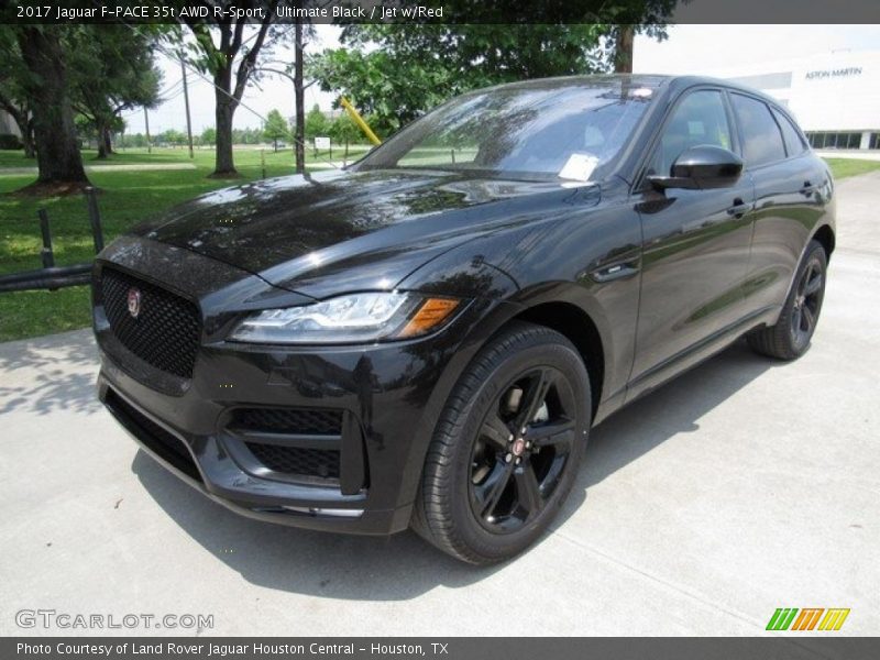 Ultimate Black / Jet w/Red 2017 Jaguar F-PACE 35t AWD R-Sport