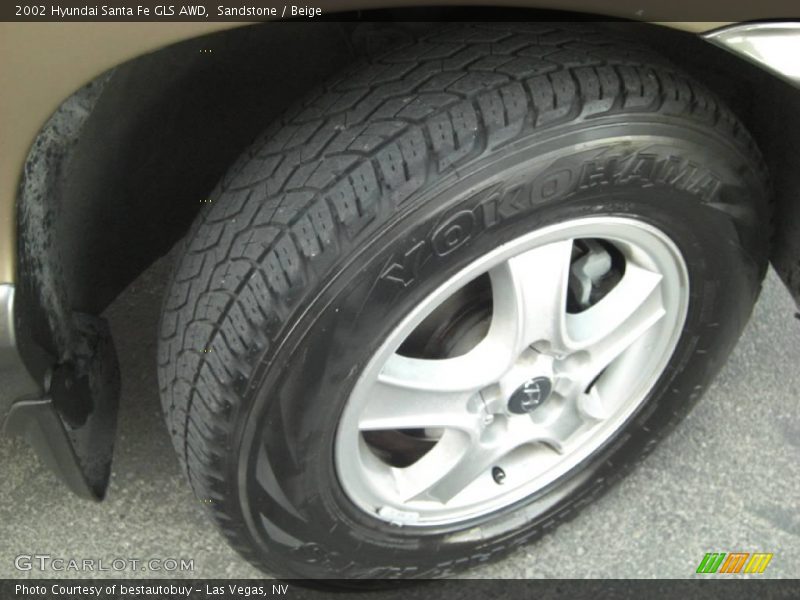 Sandstone / Beige 2002 Hyundai Santa Fe GLS AWD
