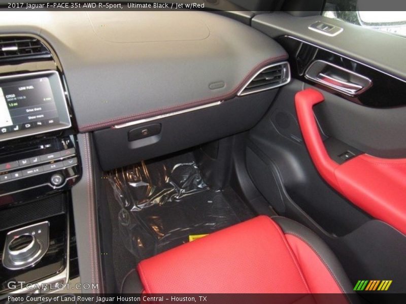 Ultimate Black / Jet w/Red 2017 Jaguar F-PACE 35t AWD R-Sport