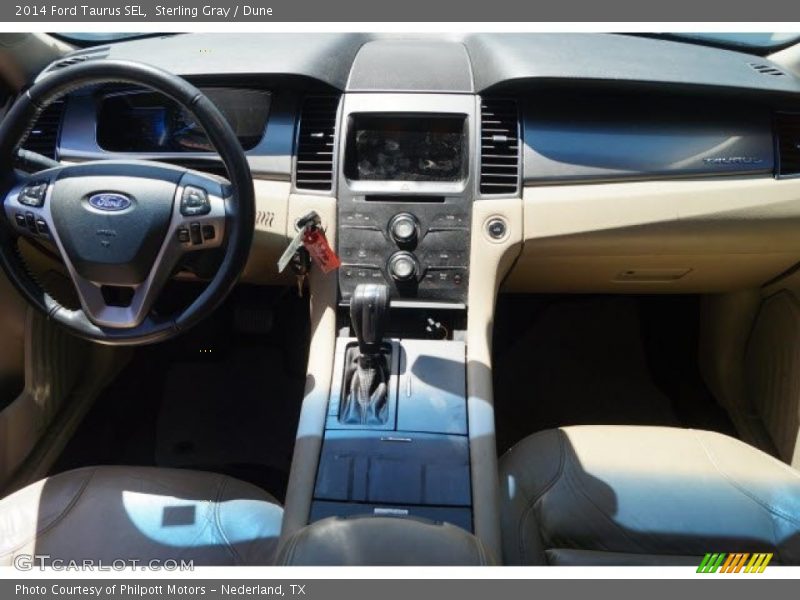 Sterling Gray / Dune 2014 Ford Taurus SEL