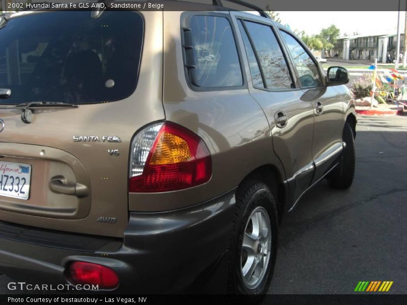 Sandstone / Beige 2002 Hyundai Santa Fe GLS AWD