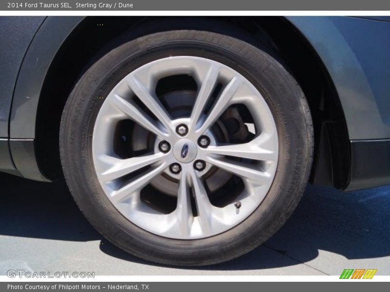 Sterling Gray / Dune 2014 Ford Taurus SEL