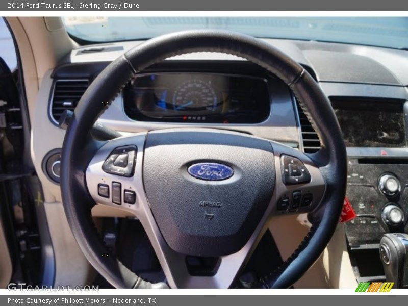 Sterling Gray / Dune 2014 Ford Taurus SEL
