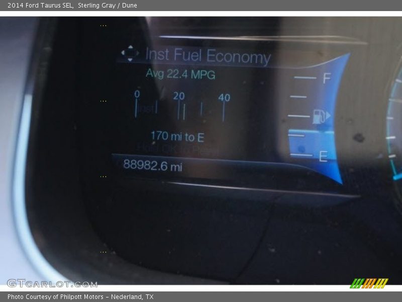 Sterling Gray / Dune 2014 Ford Taurus SEL