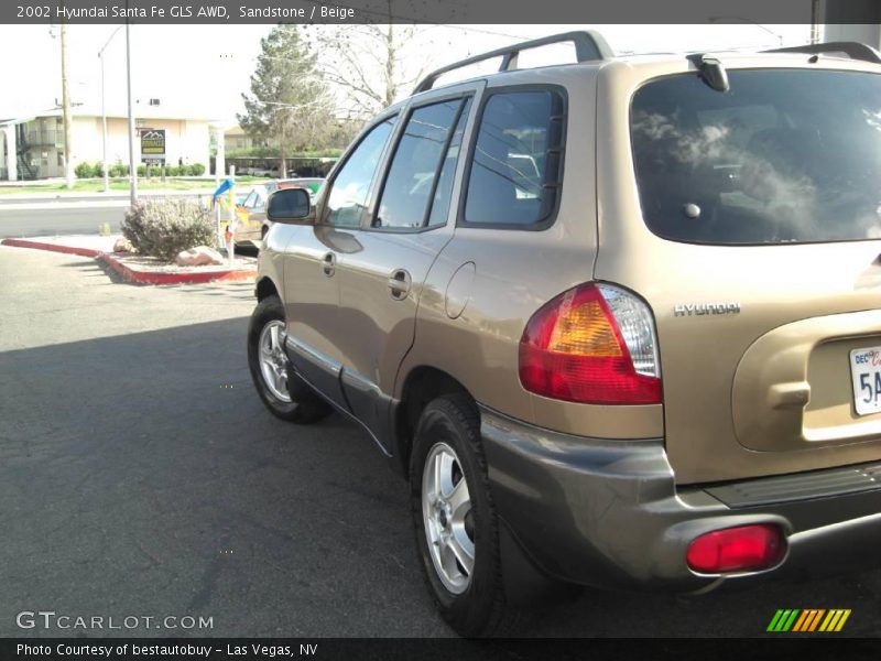 Sandstone / Beige 2002 Hyundai Santa Fe GLS AWD