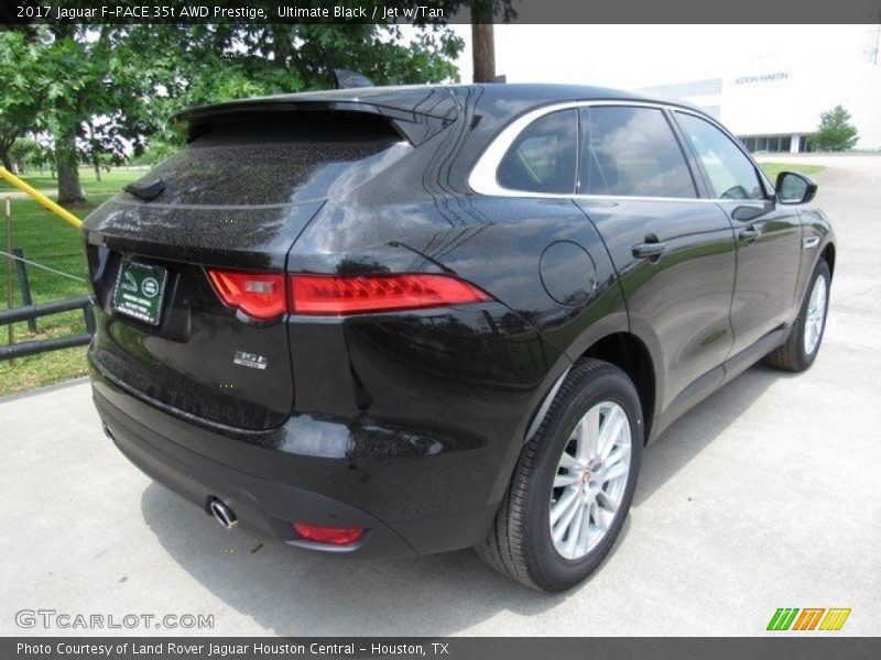 Ultimate Black / Jet w/Tan 2017 Jaguar F-PACE 35t AWD Prestige