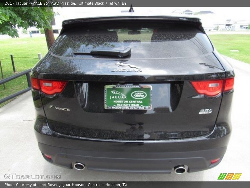 Ultimate Black / Jet w/Tan 2017 Jaguar F-PACE 35t AWD Prestige