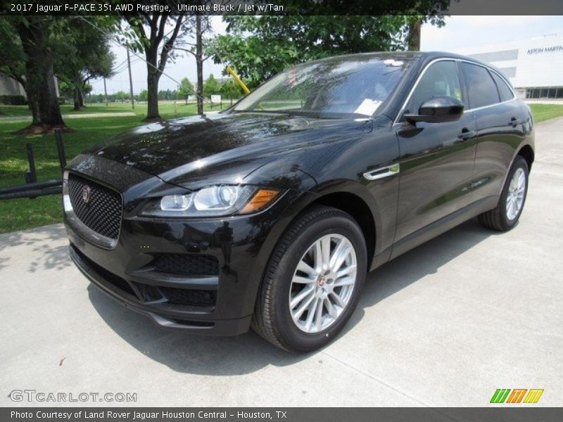 Ultimate Black / Jet w/Tan 2017 Jaguar F-PACE 35t AWD Prestige